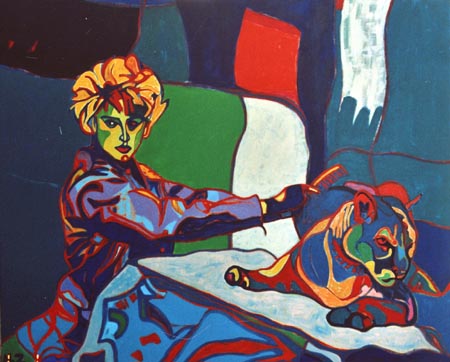 madonna with the tiger